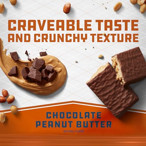 CLIF Builders - Chocolate Peanut Butter Flavor - Protein Bars - Gluten-Free - Non-GMO - Low Glycemic - 20g Protein - 2.4 oz.-UPStoxs