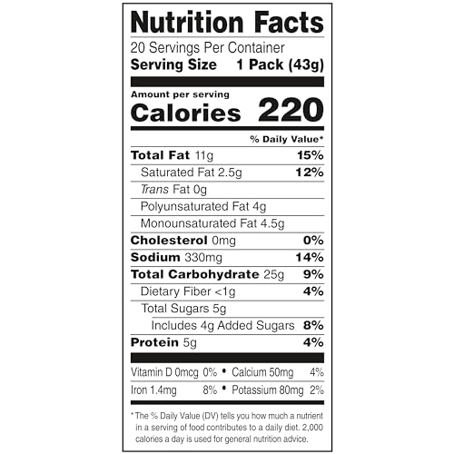 Lance Sandwich Crackers, ToastChee Peanut Butter, 20 Individually Wrapped Packs, 6 Sandwiches Each-UPStoxs