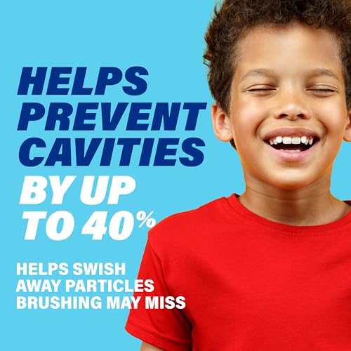 ACT Kids Anticavity Fluoride Rinse For Bad Breath Treatment, Bubble Gum Blowout, 16.9 fl. oz.-UPStoxs