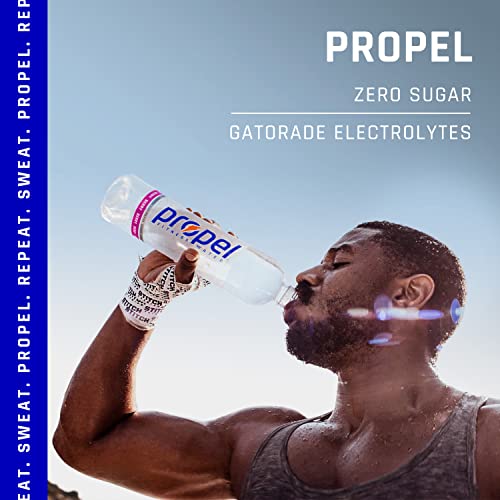 Propel, Kiwi Strawberry, Zero Calorie Sports Drinking Water with Electrolytes and Vitamins C&E, 16.9 Fl Oz (Pack of 12) - Packaging May Vary-UPStoxs