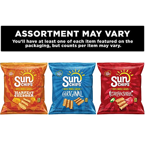 SunChips Multigrain Snacks, Variety Pack, 1 Ounce (Pack of 40)-UPStoxs