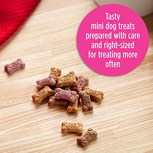 Milk-Bone Mini's Flavor Snacks Dog Treats, 36 Ounce Crunchy Texture Helps Reduce Tartar-UPStoxs