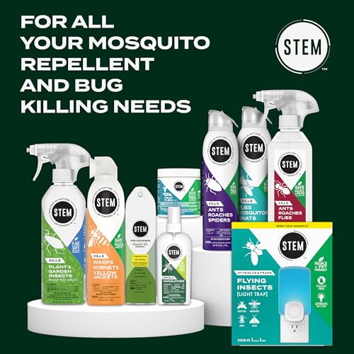 Stem Kills Ants, Roaches And Flies: Plant-Based Active Ingredient Bug Spray, Botanical Insecticide For Indoor And Outdoor Use; 12 fl oz (Pack Of 1)-UPStoxs