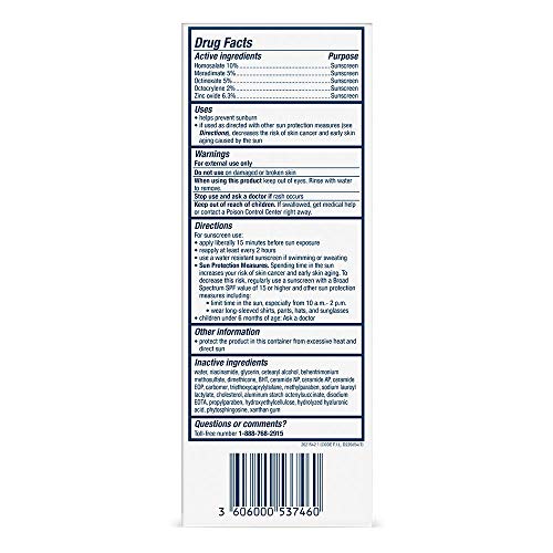 CeraVe AM Facial Moisturizing Lotion with SPF 30 | Oil-Free Face Moisturizer with SPF | Formulated with Hyaluronic Acid, Niacinamide & Ceramides | Non-Comedogenic | Broad Spectrum Sunscreen | 3 Ounce-UPStoxs