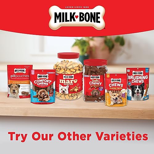 Milk-Bone Soft & Chewy Dog Treats, Chicken Recipe, 25 Ounce Made with Real Chicken Breast-UPStoxs