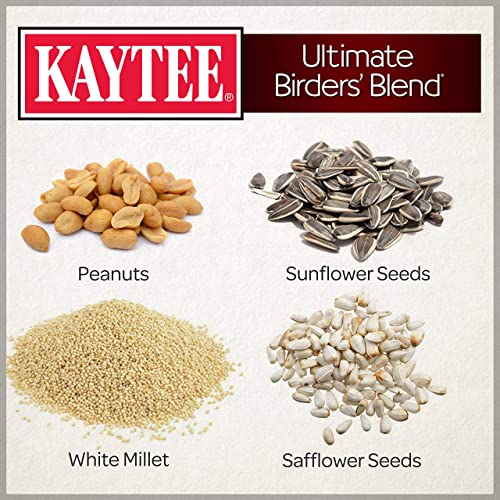 Kaytee Wild Bird Ultimate Birder's Blend Food Seed For Grosbeaks, Cardinals, Nuthatches, Woodpeckers & Other Wild Birds, 10 Pound-UPStoxs