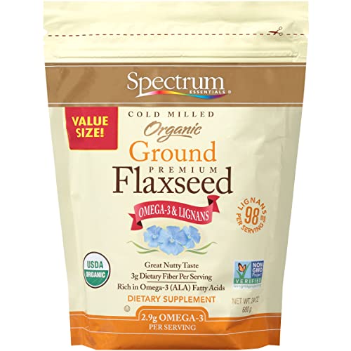 Spectrum Essentials Organic Ground Premium Flaxseed, 24 Oz-UPStoxs