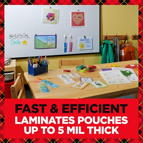 Scotch TL901X Thermal Laminator, 1 Laminating Machine, Gray, Laminate Recipe Cards, Photos and Documents, For Home, Office or School Supplies, 9 in.-UPStoxs