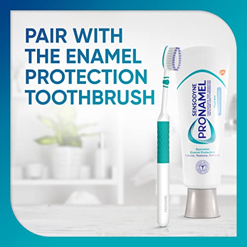 Sensodyne Pronamel Gentle Teeth Whitening Enamel Toothpaste for Sensitive Teeth, to Reharden and Strengthen Enamel, Amazon Exclusive, Fresh Mint - 4 Ounces (Pack of 3)-UPStoxs