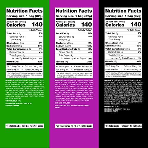 Quest Nutrition Tortilla Style Protein Chips Variety Pack, Chili Lime, Hot & Spicy, & Spicy Sweet Chili, 12 Count (3 Each Flavor)-UPStoxs