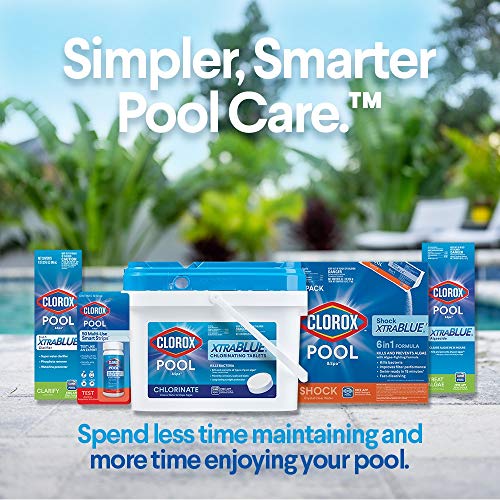 Clorox® Pool&Spa™ Swimming Pool Algaecide and Clarifier, Prevents and Treats Pool Algae, Clears Water, 128 Fl Oz (Pack of 1)-UPStoxs