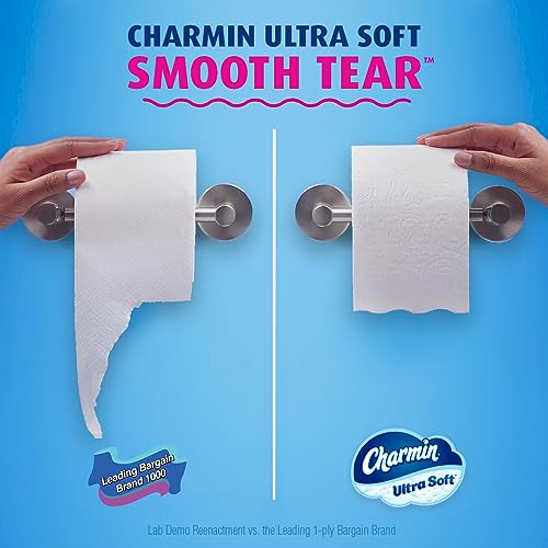 Charmin Ultra Soft Toilet Paper 6 Mega Rolls = 24 Regular Rolls-UPStoxs