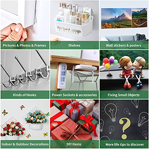 EZlifego Double Sided Tape Heavy Duty(Extra Large 16.5FT), Nano Adhesive Mounting Tape Wall Decor,Sticky Picture Hanging Adhesive Strips Poster Tape-UPStoxs