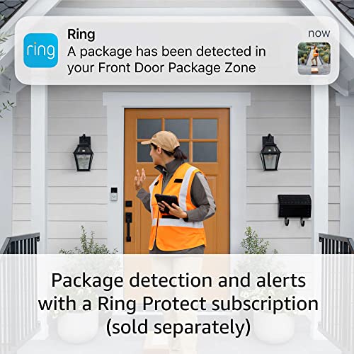 Ring Battery Doorbell Plus | Head-to-Toe HD+ Video, motion detection & alerts, and Two-Way Talk (2023 release)-UPStoxs