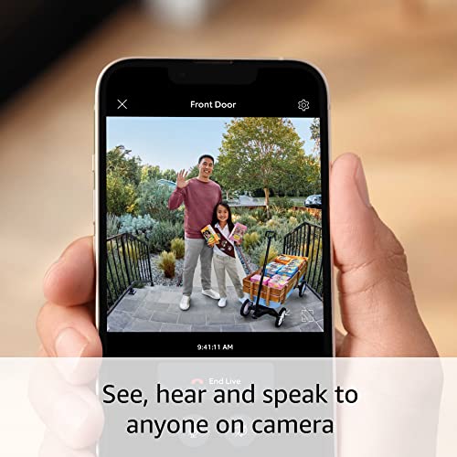 Ring Battery Doorbell Plus | Head-to-Toe HD+ Video, motion detection & alerts, and Two-Way Talk (2023 release)-UPStoxs