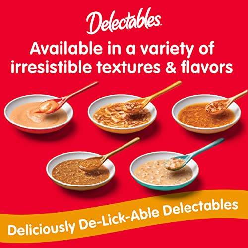 Hartz Delectables Stew Lickable Wet Cat Treats for Adult & Senior Cats, Variety Pack, 1.4 Ounce (Pack of 12)-UPStoxs