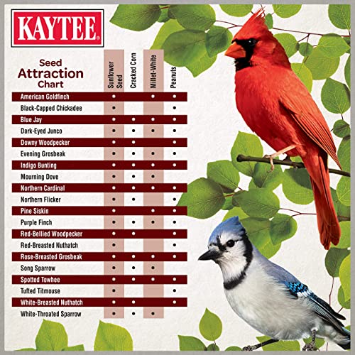 Kaytee Wild Bird Ultimate Birder's Blend Food Seed For Grosbeaks, Cardinals, Nuthatches, Woodpeckers & Other Wild Birds, 10 Pound-UPStoxs