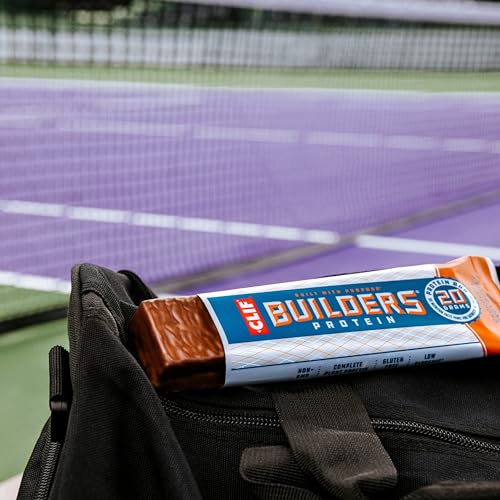 CLIF Builders - Chocolate Peanut Butter Flavor - Protein Bars - Gluten-Free - Non-GMO - Low Glycemic - 20g Protein - 2.4 oz.-UPStoxs