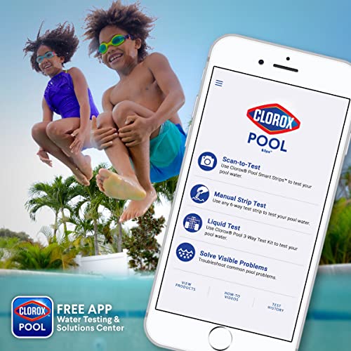 CLOROX Pool&Spa XtraBlue 3” Chlorinating Tablets, Kills Bacteria & Stops Algae, 5 LB-UPStoxs