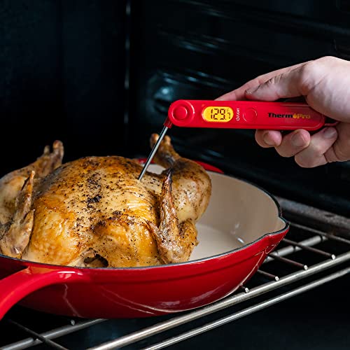 ThermoPro TP-03B Digital Meat Thermometer for Cooking Kitchen Food Candy Instant Read Thermometer with Backlight and Magnet for Oil Deep Fry BBQ Grill Smoker Thermometer-UPStoxs