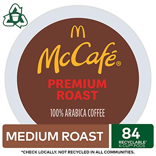 McCafe Premium Roast, Single-Serve Keurig K-Cup Pods, Medium Roast Coffee Pods Pods, 84 Count-UPStoxs
