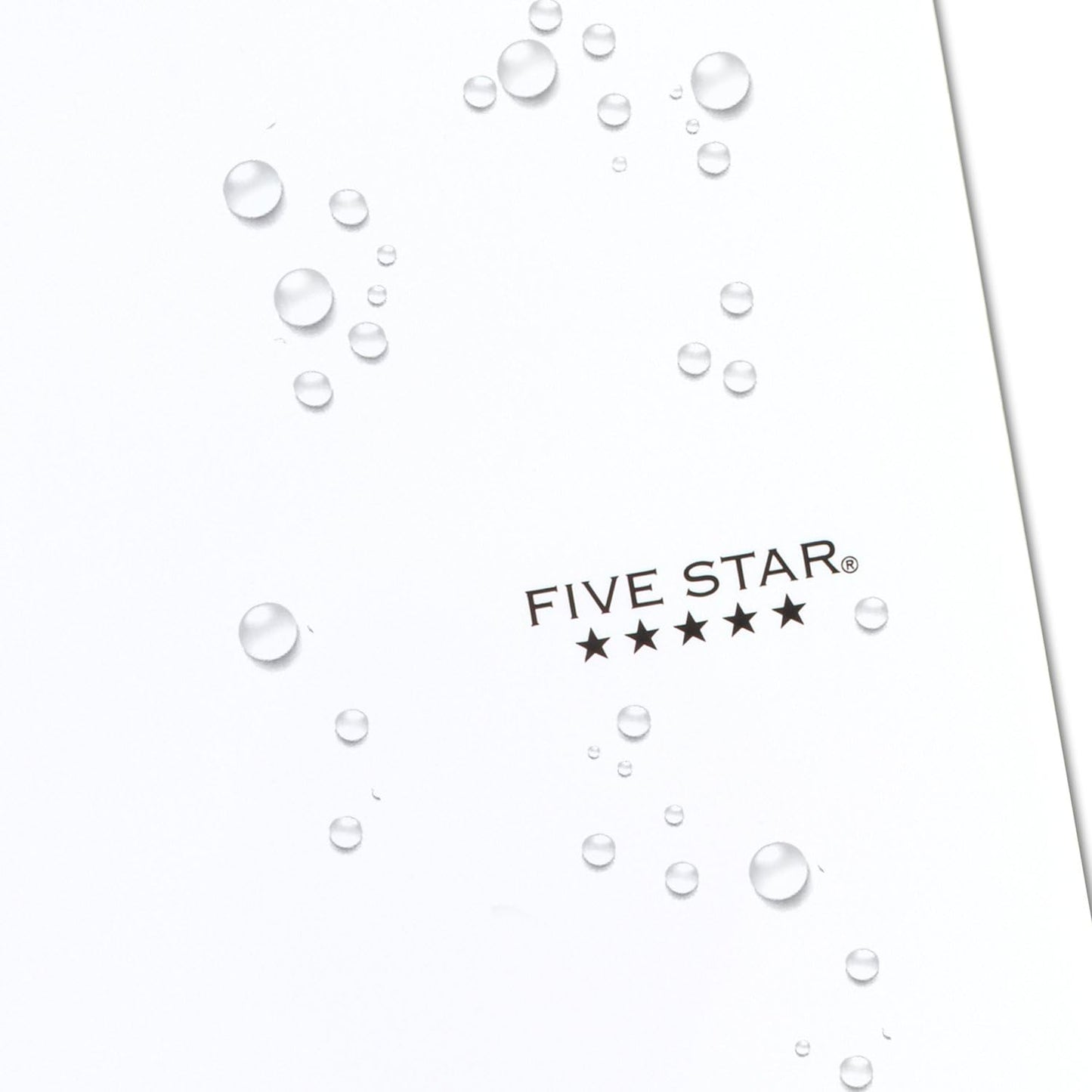 Five Star Spiral Notebook + Study App, 3 Subject, College Ruled Paper, Fights Ink Bleed, Water Resistant Cover, 8-1/2" x 11", 150 Sheets, White (72464)-UPStoxs
