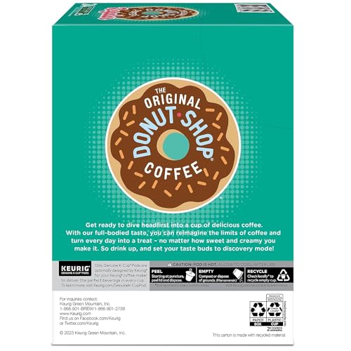 The Original Donut Shop Regular Keurig Single-Serve K-Cup Pods, Medium Roast Coffee, 96 Count (4 Packs of 24)-UPStoxs