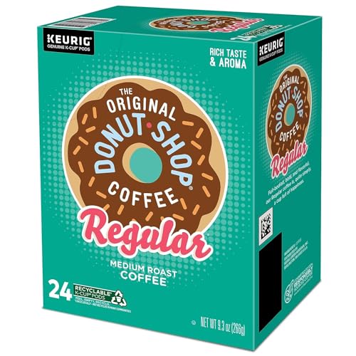The Original Donut Shop Regular Keurig Single-Serve K-Cup Pods, Medium Roast Coffee, 96 Count (4 Packs of 24)-UPStoxs