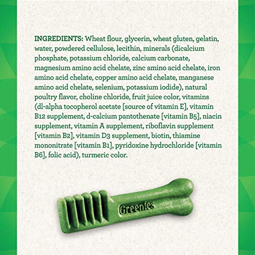 Greenies Original Regular Natural Dog Dental Care Chews Oral Health Dog Treats, 36 count (Pack of 1)-UPStoxs