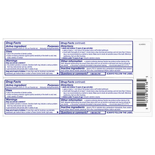 Sensodyne Repair and Protect Whitening Toothpaste, Toothpaste for Sensitive Teeth and Cavity Prevention, 3.4 oz (Pack of 2)-UPStoxs