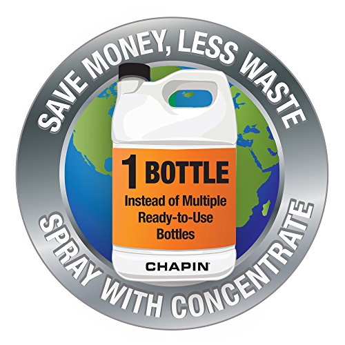 Chapin 20002 Made in USA 2 -Gallon Lawn and Garden Pump Pressured Sprayer, for Spraying Plants, Garden Watering, Lawns, Weeds and Pests, Translucent White-UPStoxs