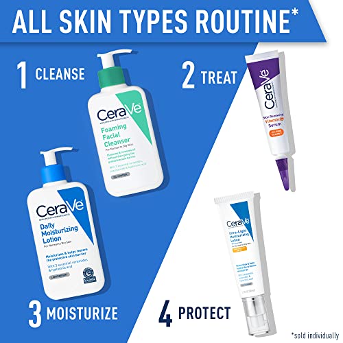 CeraVe Daily Moisturizing Lotion for Dry Skin | Body Lotion & Face Moisturizer with Hyaluronic Acid and Ceramides | Daily Moisturizer | Fragrance Free | Oil-Free | 19 Ounce-UPStoxs