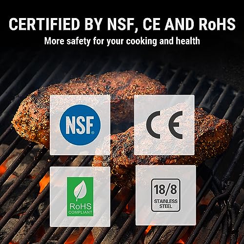 ThermoPro TP-03B Digital Meat Thermometer for Cooking Kitchen Food Candy Instant Read Thermometer with Backlight and Magnet for Oil Deep Fry BBQ Grill Smoker Thermometer-UPStoxs