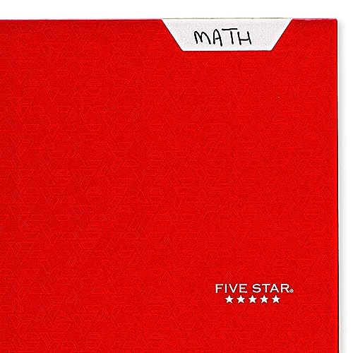 Five Star 4-Pocket Folders, 6 Count (Pack of 1), Fits 3-Ring Binders, Holds 11" x 8-1/2", Assorted Trend Colors (38056)-UPStoxs