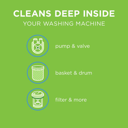 Affresh Washing Machine Cleaner, 6 Month Supply, Cleans Front Load and Top Load Washers, Including HE & Premium 6-pack Water Filters For Replacement Breville BWF100 with Ion Exchange Resin inside-UPStoxs