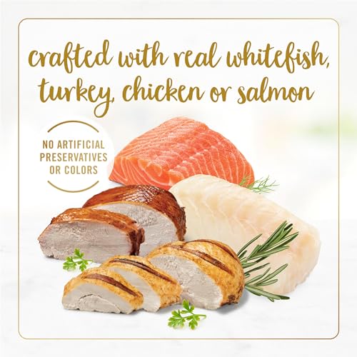 Purina Fancy Feast Tender Ocean Whitefish, Turkey, Chicken and Salmon Feasts Wet Kitten Food Variety Pack - (Pack of 24) 3 oz. Boxes-UPStoxs