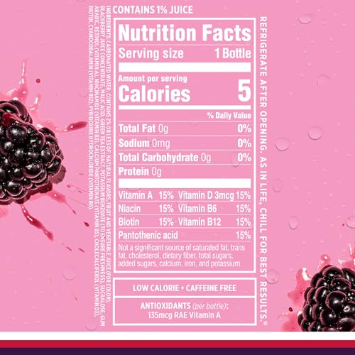 Sparkling Ice, Black Raspberry Sparkling Water, Zero Sugar Flavored Water, with Vitamins and Antioxidants, Low Calorie Beverage, 17 fl oz Bottles (Pack of 12)-UPStoxs