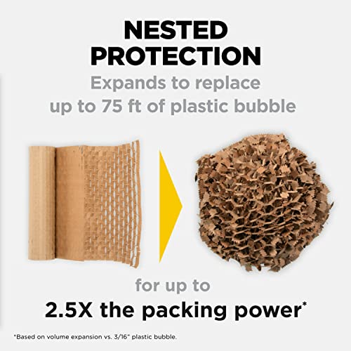 Scotch Packaging Bundle with Scotch Heavy Duty Packaging Tape, 1.5" Core, 6 Rolls with Dispenser + Scotch Cushion Lock Protective Wrap, 12 in x 50 ft-UPStoxs