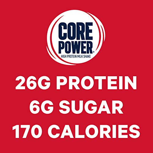 Core Power Fairlife 26g Protein Milk Shakes, Ready To Drink for Workout Recovery, Strawberry Banana, 14 Fl Oz (Pack of 12)-UPStoxs