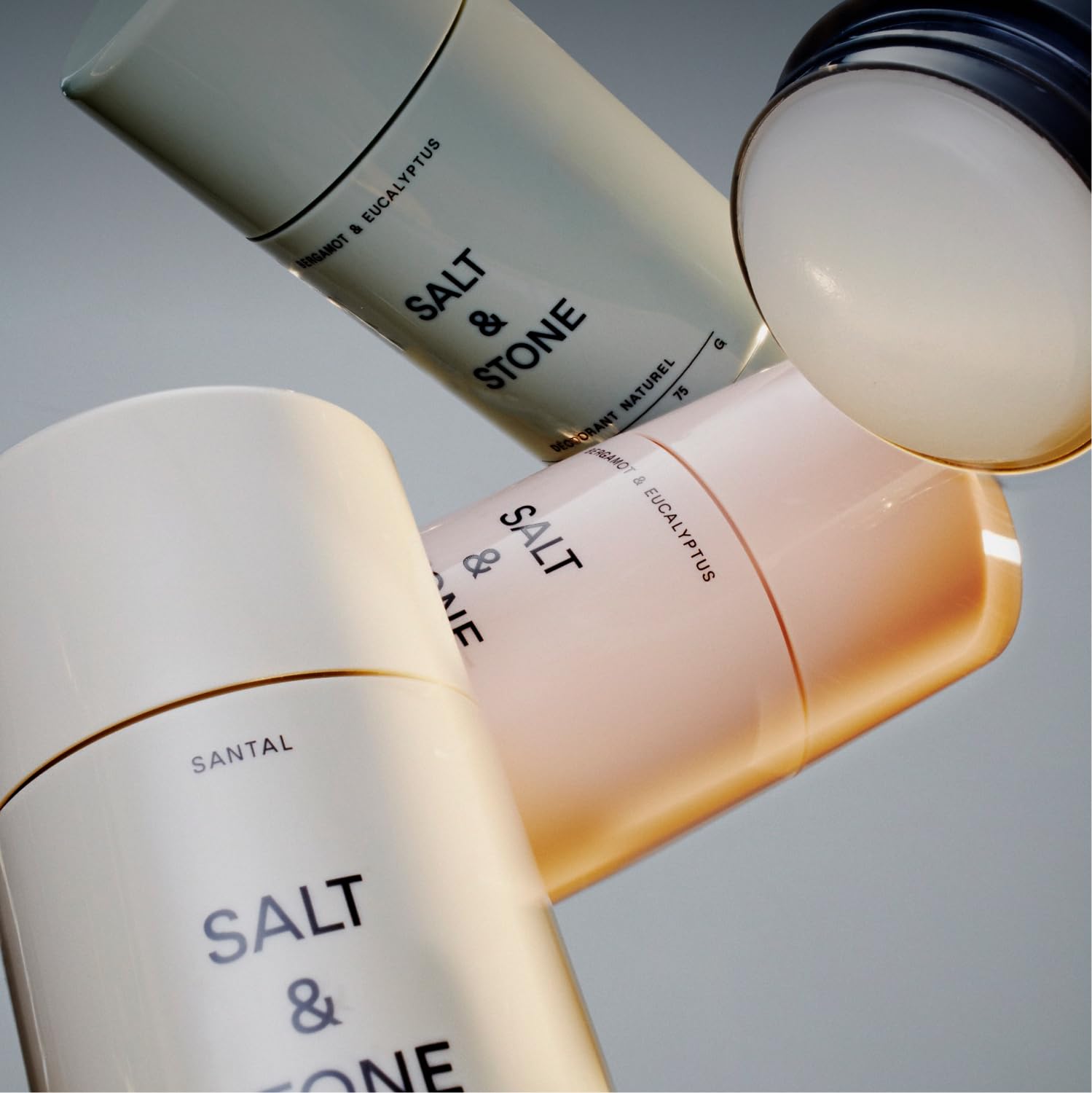 SALT & STONE Natural Aluminum-Free Deodorant with Bergamot & Hinoki - For Men & Women-UPStoxs
