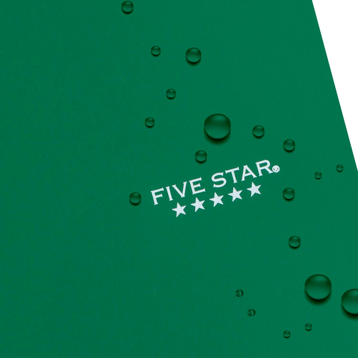 Five Star Spiral Notebook + Study App, 3 Subject, Wide Ruled Paper, 150 Sheets, 10-1/2" x 8" Sheet Size, Forest Green (73176)-UPStoxs