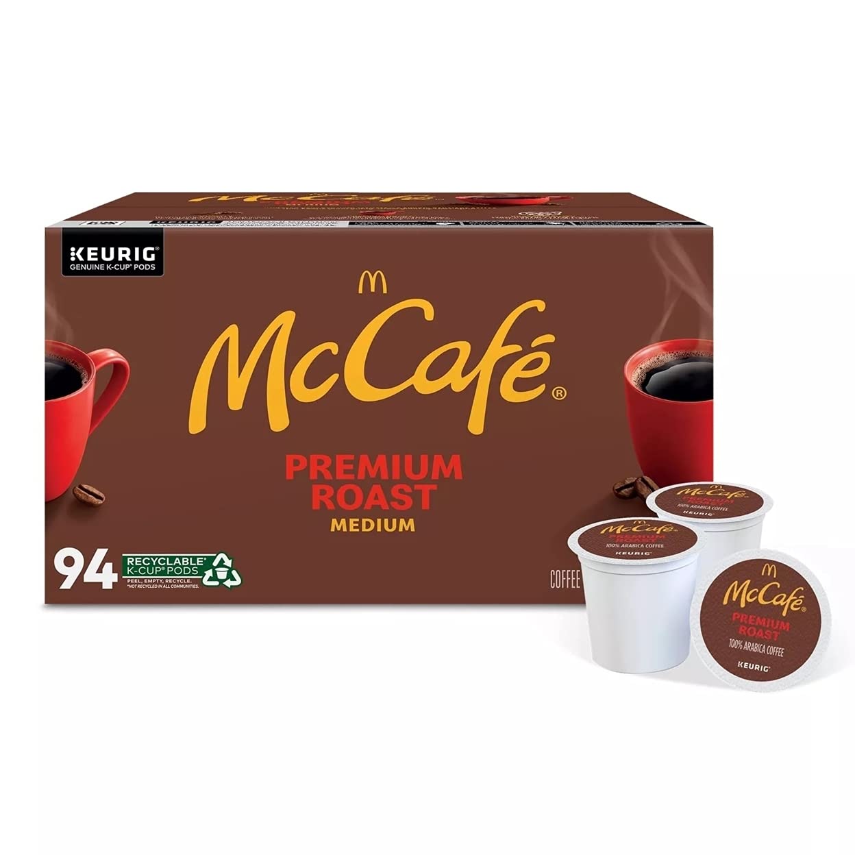 McCafe Premium Medium Roast K-Cup Coffee Pods, 94 ct.-UPStoxs
