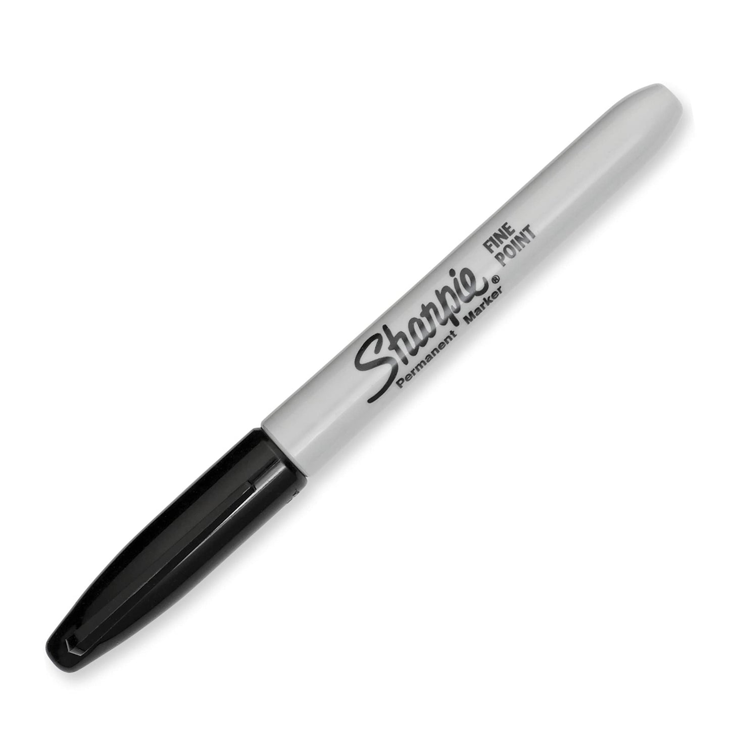 Sharpie Permanent Markers, Fine Point, Black, 12 Count, Proudly Permanent Ink, Intensely Brilliant Colors-UPStoxs
