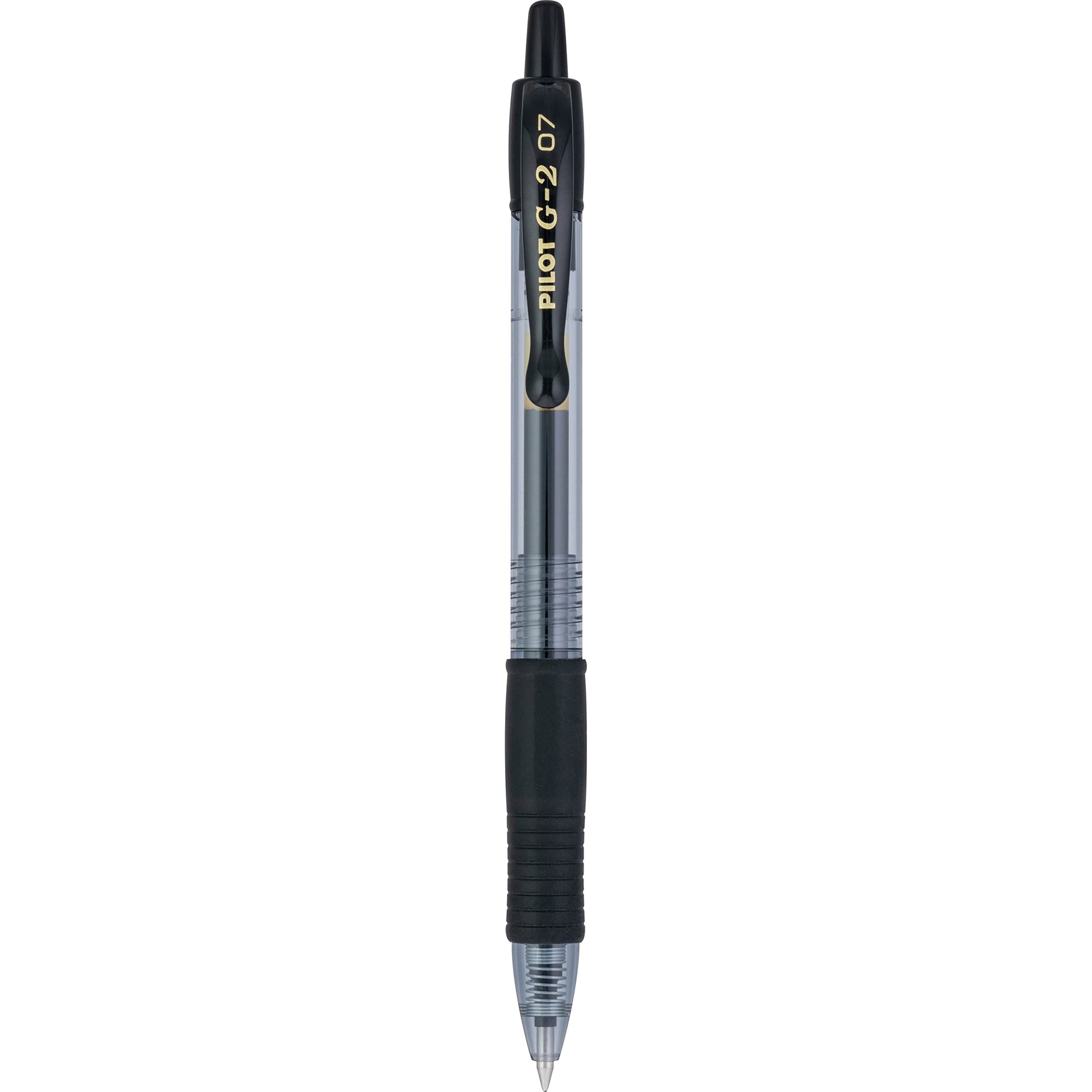 Pilot, G2 Premium Gel Roller Pens, Fine Point 0.7 mm, Black, Pack of 12 (Dozen Box)-UPStoxs