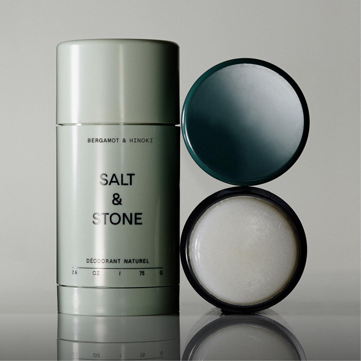 SALT & STONE Natural Aluminum-Free Deodorant with Bergamot & Hinoki - For Men & Women-UPStoxs