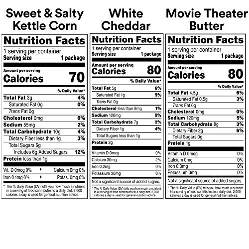 Smartfood Popcorn, Variety Pack, 0.5 Ounce (Pack of 40)-UPStoxs