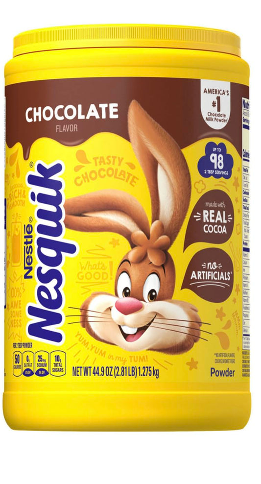 Nesquik Chocolate Powder Drink Mix 44.9 oz.
