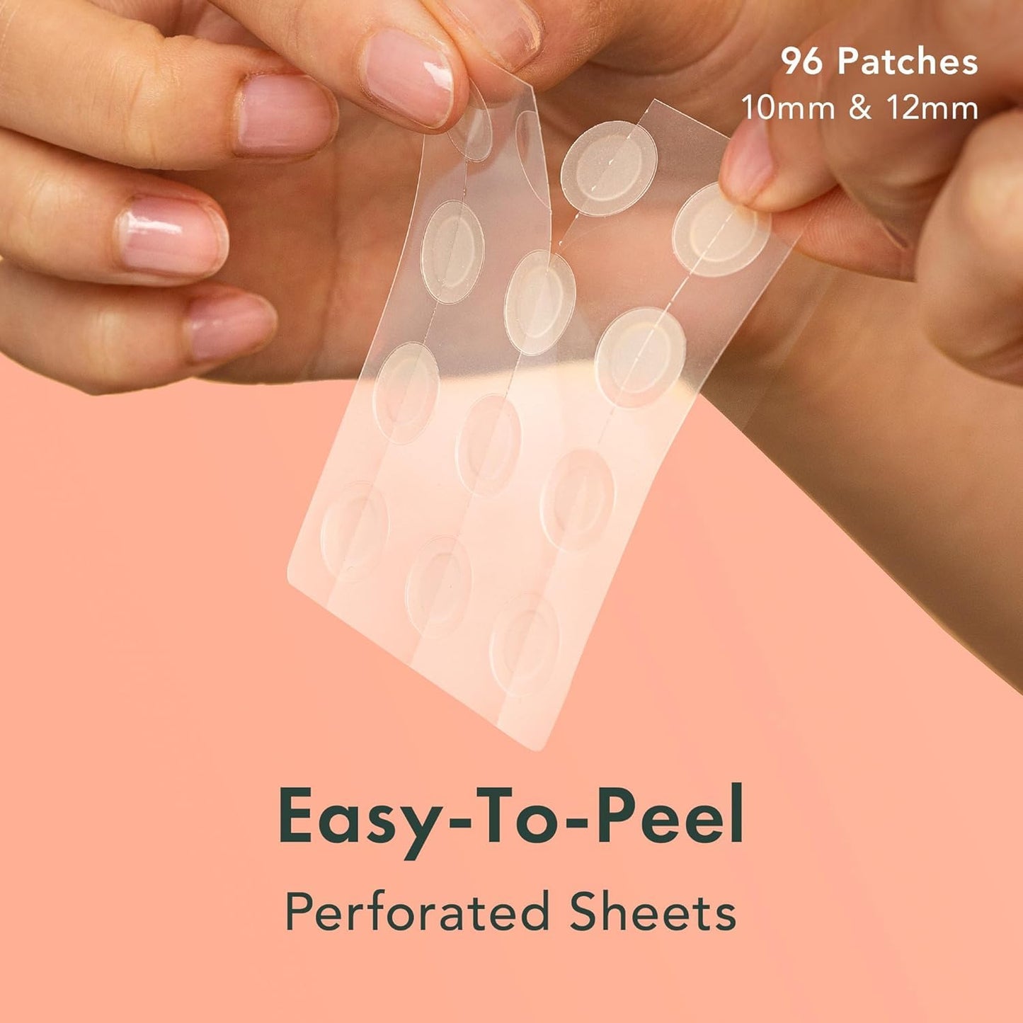 Rael Pimple Patches, Miracle Invisible Spot Cover - Hydrocolloid Acne Patch for Face, Blemishes, Zits Absorbing Patch, Breakouts Spot Treatment for Skin Care, Facial Sticker, 2 Sizes (96 Count)-UPStoxs