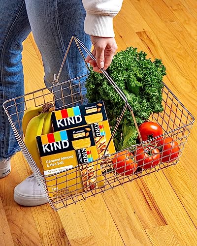KIND Bars, Caramel Almond & Sea Salt, Healthy Snacks, Gluten Free, Low Sugar, 6g Protein, 12 Count-UPStoxs