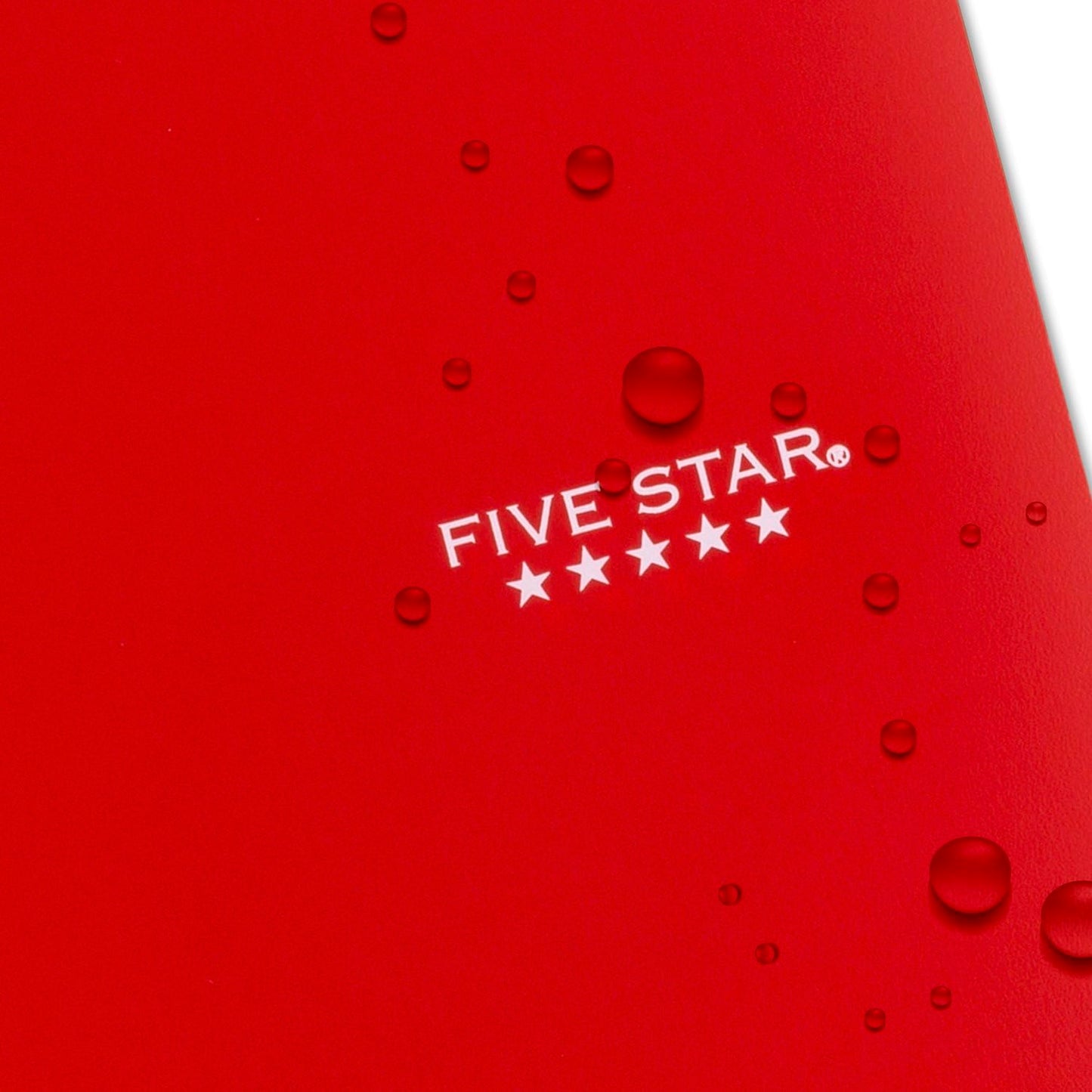 Five Star Spiral Notebook + Study App, 5 Subject, College Ruled Paper, Fights Ink Bleed, Water Resistant Cover, 8-1/2" x 11", 200 Sheets, Red (72077)-UPStoxs